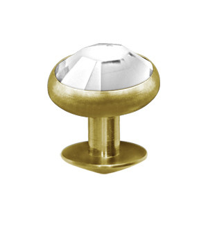 24K GOLD PVD TITANIUM JEWELLED DERMAL SKINDIVER