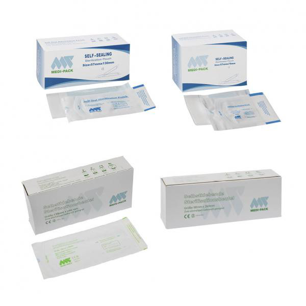 SELF SEAL STERILIZATION POUCH, BOX: 200 PCS